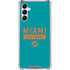 NFL Miami Dolphins Teal Performance Series Galaxy A15 5G Clear Case