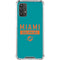 NFL Miami Dolphins Teal Performance Series Galaxy A32 5G Clear Case