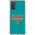 NFL Miami Dolphins Teal Performance Series Galaxy A32 5G Clear Case