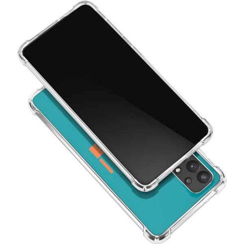 NFL Miami Dolphins Teal Performance Series Galaxy A32 5G Clear Case