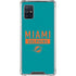NFL Miami Dolphins Teal Performance Series Galaxy A51 5G Clear Case