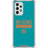 NFL Miami Dolphins Teal Performance Series Galaxy A53 5G Clear Case
