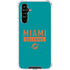 NFL Miami Dolphins Teal Performance Series Galaxy A54 5G Clear Case