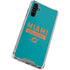 NFL Miami Dolphins Teal Performance Series Galaxy A54 5G Clear Case
