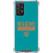 NFL Miami Dolphins Teal Performance Series Galaxy A72 5G Clear Case