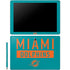 NFL Miami Dolphins Teal Performance Series Galaxy Book 12in Skin