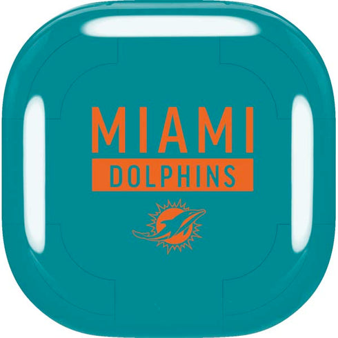 NFL Miami Dolphins Teal Performance Series Galaxy Buds Live Skin