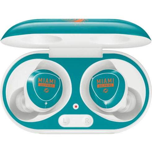 NFL Miami Dolphins Teal Performance Series Galaxy Buds Plus Skin