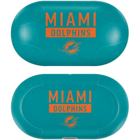 NFL Miami Dolphins Teal Performance Series Galaxy Buds Plus Skin