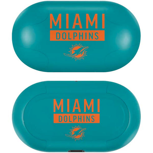 NFL Miami Dolphins Teal Performance Series Galaxy Buds Skin