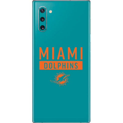 NFL Miami Dolphins Teal Performance Series Galaxy Note 10 Skin