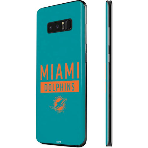 NFL Miami Dolphins Teal Performance Series Galaxy Note 8 Skin