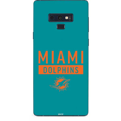 NFL Miami Dolphins Teal Performance Series Galaxy Note 9 Skin
