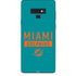 NFL Miami Dolphins Teal Performance Series Galaxy Note 9 Skin