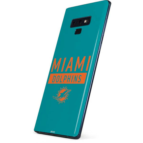 NFL Miami Dolphins Teal Performance Series Galaxy Note 9 Skin
