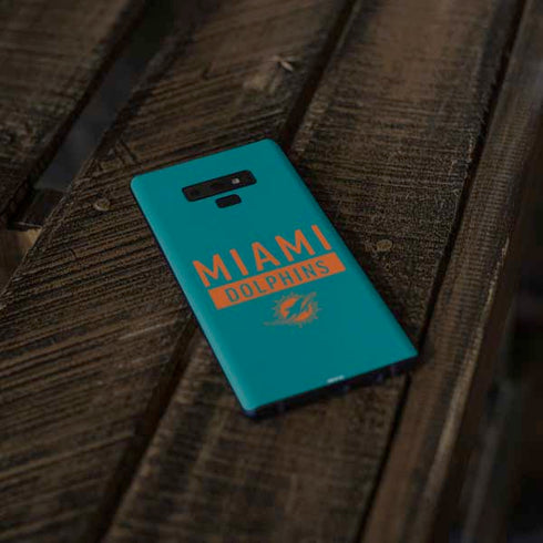 NFL Miami Dolphins Teal Performance Series Galaxy Note 9 Skin
