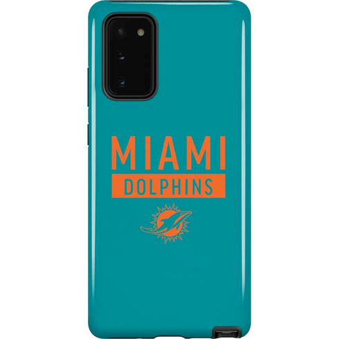 NFL Miami Dolphins Teal Performance Series Galaxy Note20 5G Pro Case