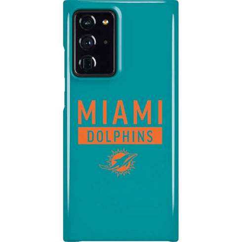 NFL Miami Dolphins Teal Performance Series Galaxy Note20 Ultra 5G Lite Case