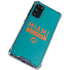 NFL Miami Dolphins Teal Performance Series Galaxy S20 FE Clear Case