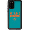 NFL Miami Dolphins Teal Performance Series Galaxy S20 Plus Waterproof Case
