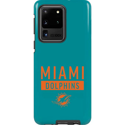 NFL Miami Dolphins Teal Performance Series Galaxy S20 Ultra 5G Pro Case