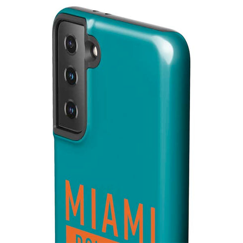 NFL Miami Dolphins Teal Performance Series Galaxy S21 FE Pro Case
