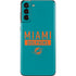 NFL Miami Dolphins Teal Performance Series Galaxy S21 Plus 5G Skin