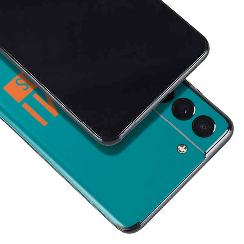 NFL Miami Dolphins Teal Performance Series Galaxy S21 Plus 5G Skin