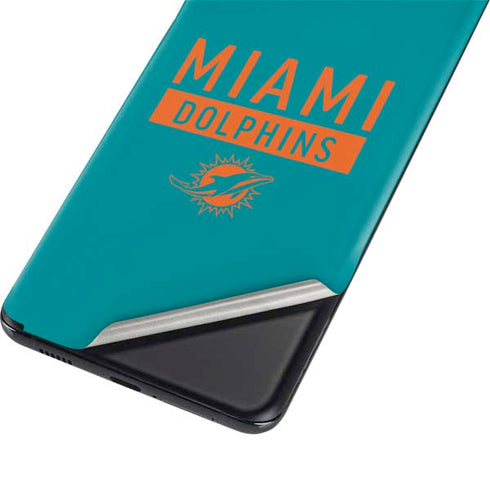 NFL Miami Dolphins Teal Performance Series Galaxy S21 Ultra 5G Skin