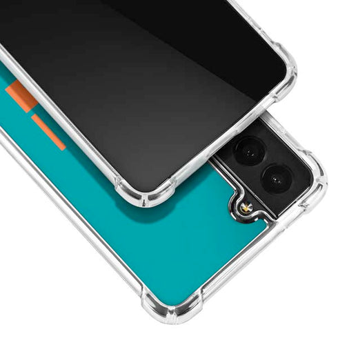 NFL Miami Dolphins Teal Performance Series Galaxy S22 Clear Case