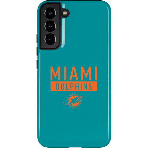 NFL Miami Dolphins Teal Performance Series Galaxy S22 Plus Pro Case