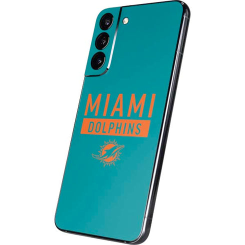 NFL Miami Dolphins Teal Performance Series Galaxy S22 Plus Skin