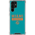 NFL Miami Dolphins Teal Performance Series Galaxy S22 Ultra Clear Case