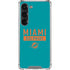 NFL Miami Dolphins Teal Performance Series Galaxy S23 Clear Case