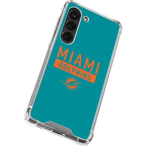 NFL Miami Dolphins Teal Performance Series Galaxy S23 Clear Case