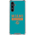 NFL Miami Dolphins Teal Performance Series Galaxy S23 FE Clear Case