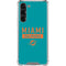 NFL Miami Dolphins Teal Performance Series Galaxy S23 Plus Clear Case