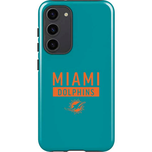 NFL Miami Dolphins Teal Performance Series Galaxy S23 Plus Pro Case