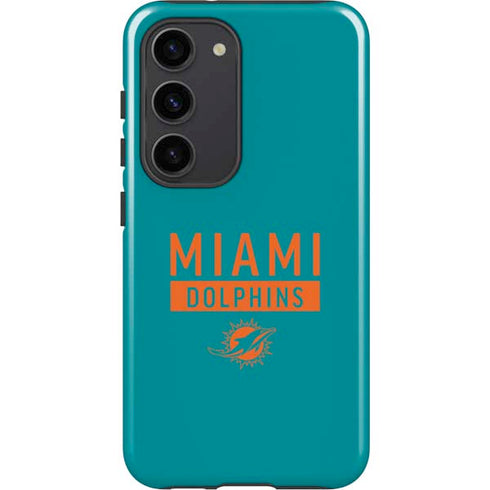 NFL Miami Dolphins Teal Performance Series Galaxy S23 Pro Case