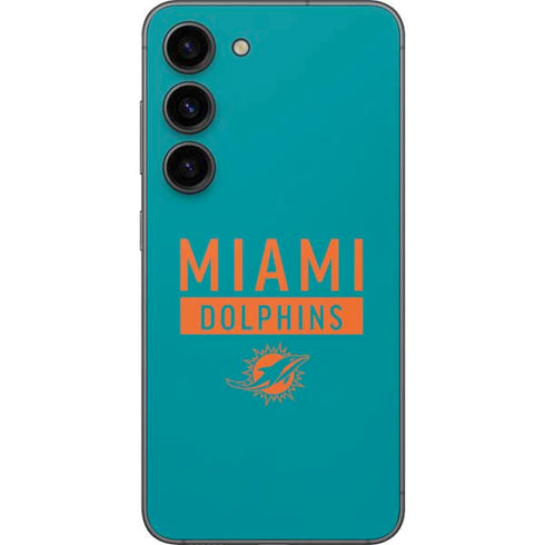 NFL Miami Dolphins Teal Performance Series Galaxy S23 Skin
