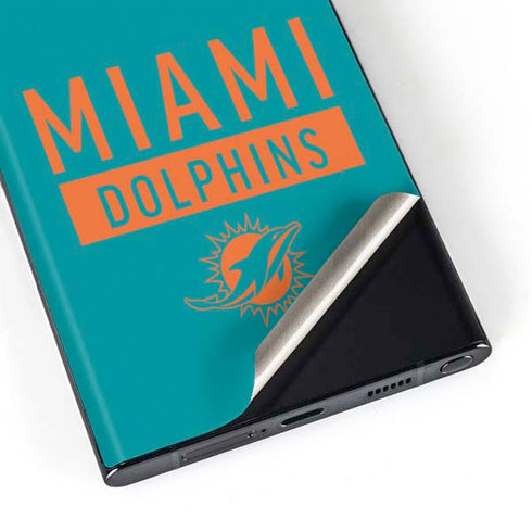 NFL Miami Dolphins Teal Performance Series Galaxy S23 Ultra Skin