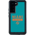 NFL Miami Dolphins Teal Performance Series Galaxy S23 Waterproof Case