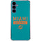 NFL Miami Dolphins Teal Performance Series Galaxy S24 Clear Case
