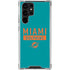 NFL Miami Dolphins Teal Performance Series Galaxy S24 Ultra Clear Case