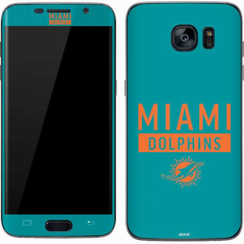 NFL Miami Dolphins Teal Performance Series Galaxy S7 Skin