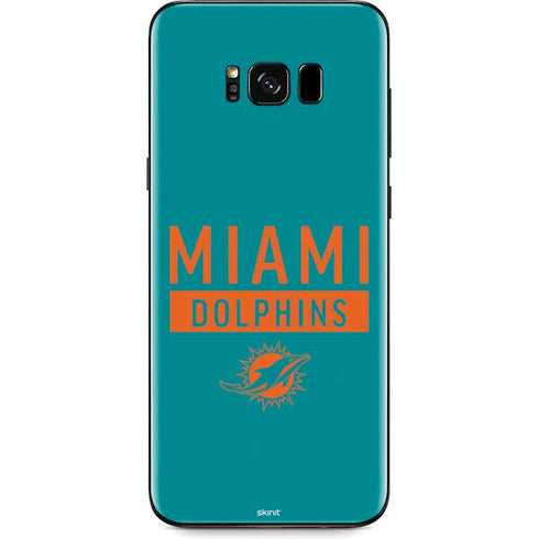 NFL Miami Dolphins Teal Performance Series Galaxy S8 Plus Skin