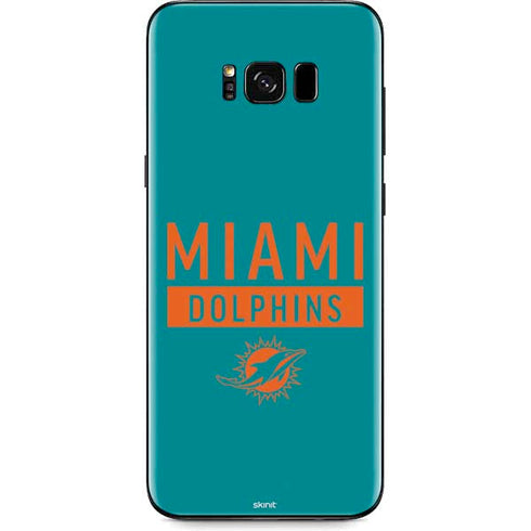 NFL Miami Dolphins Teal Performance Series Galaxy S8 Skin