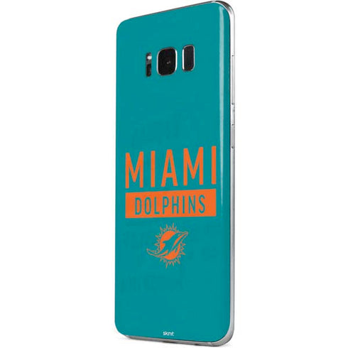 NFL Miami Dolphins Teal Performance Series Galaxy S8 Skin