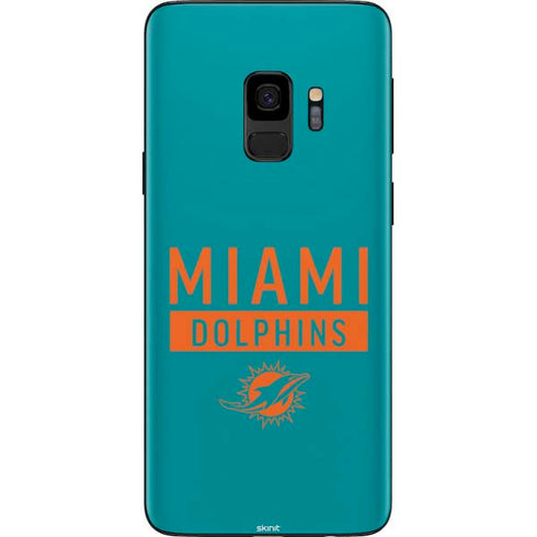 NFL Miami Dolphins Teal Performance Series Galaxy S9 Skin