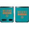 NFL Miami Dolphins Teal Performance Series Galaxy Z Flip Skin